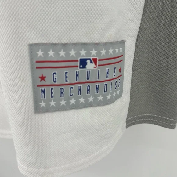 Detroit Tigers Brandon Inge #15 MLB Jersey White Navy Size Large (T1) - Picture 3 of 9